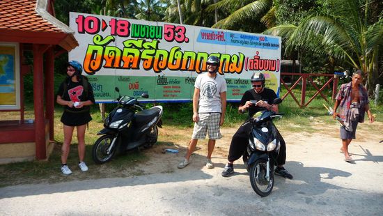 so sehen sie aus, die harten Biker von Thailand