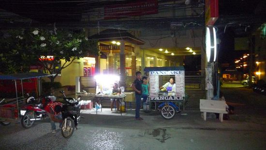 Thailändischer Pancake- Wagen