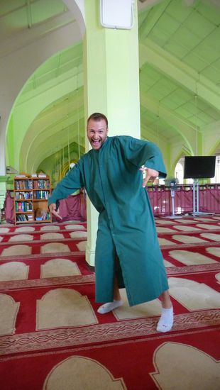 Und wir in entsprechender Kluft