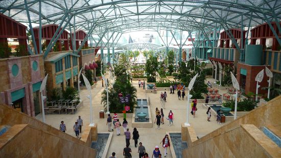 Klitze-klitze-kleiner Ausschnitt der Resort World