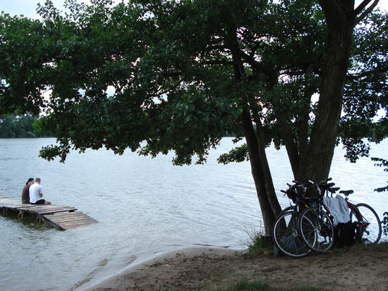 Kasia und Krystian am See