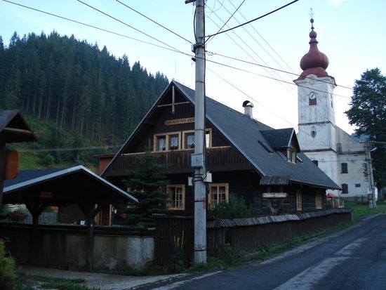 Meine "ubytovanie" (=Unterkunft) fuer eine Nacht