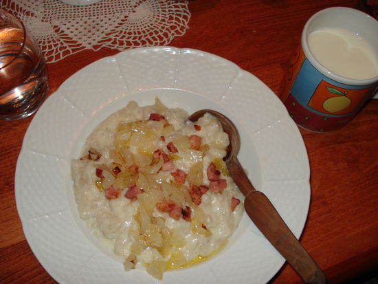 Halusky, das Nationalgericht der Slowakei