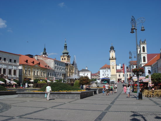 Fussgaengerzone in Banska Bystrica