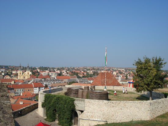 Blick auf die Stadt von der Burg aus