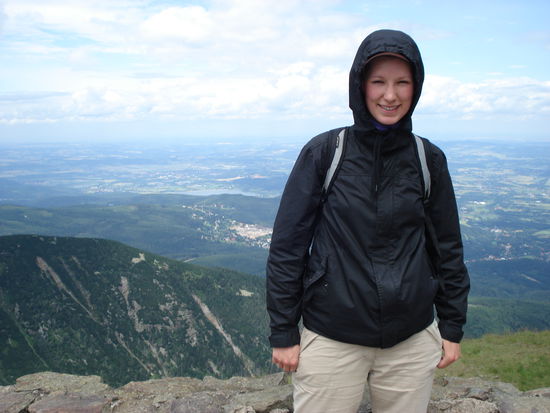 Auf dem Gipfel in 1602m Hoehe angekommen