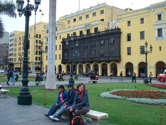 Plaza Mayor in Lima mit Ulli