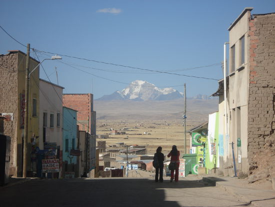 Strasse in Pucarani