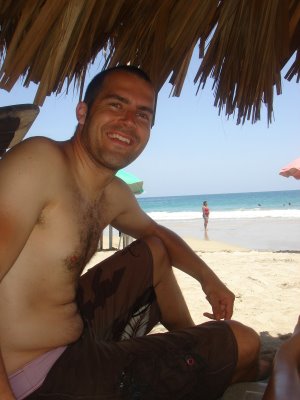 Abkuehlung im Schatten
Mein Bauch ist schon sehr "Mexicanisch"!