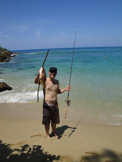 El gran Pescador.
Flo, der isch ueber 40cm und es Kilo schwaer   