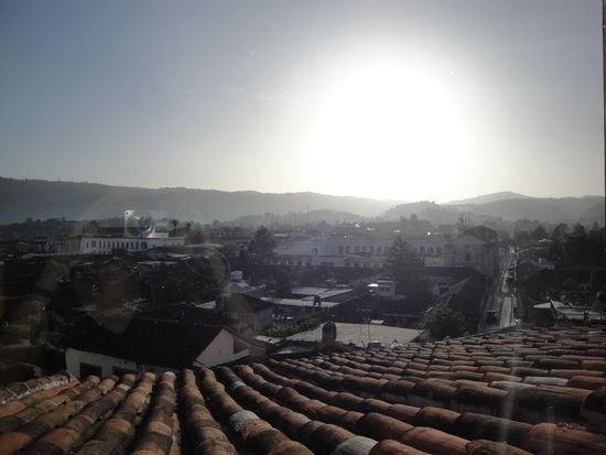 Sonnenaufgang aus unserem Zimmer