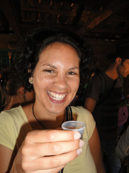 Ich halte mich lieber an den Alkohol, und dass schon morgens...