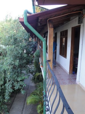 Der Garten in unserer Unterkunft