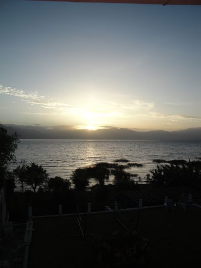 Ein letzter Sonnenaufgang in San Pedro...