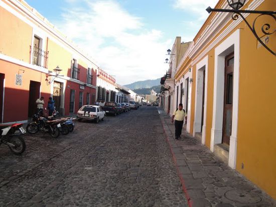 Ein letztes Bild von Antigua, kurz vor der 8 stuendigen Fahrt nach Lanquin.