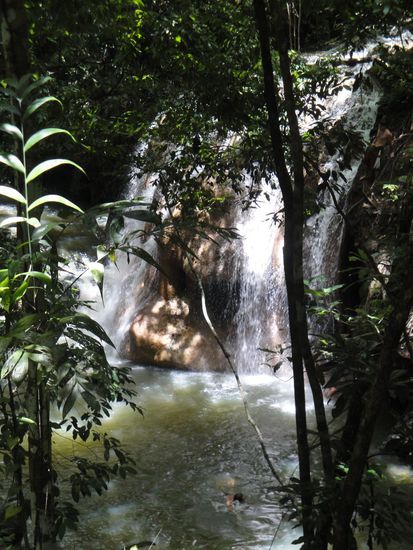 Und dieser wunderschoene Flecken hat uns in der Natur erwartet.