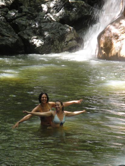 ... und eine Choreographie einstudieren.