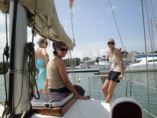 Wir Maedels fuehlen uns hier sichtlich wohl.