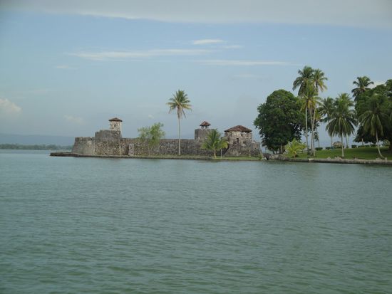 Der Blick auf die "Playmobil-Burg"