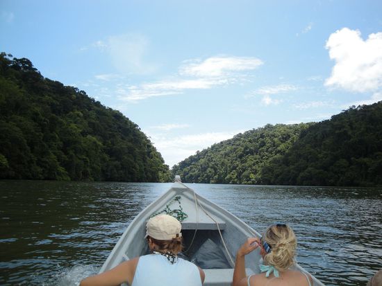 Einfahrt in die Schlucht.