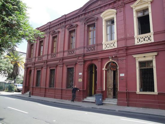 La Casa Roja, unsere Unterkunft fuer die ersten drei Naechte.