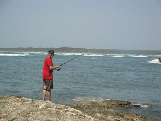 Vor allem kann man auch hier fischen 