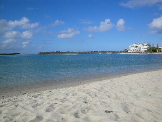 Herrlich, unser kleiner Privatstrand.