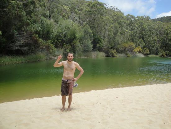 ... zum Lake Wabby...