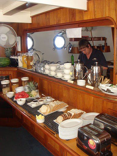 Das Fruehstuecksbuffet