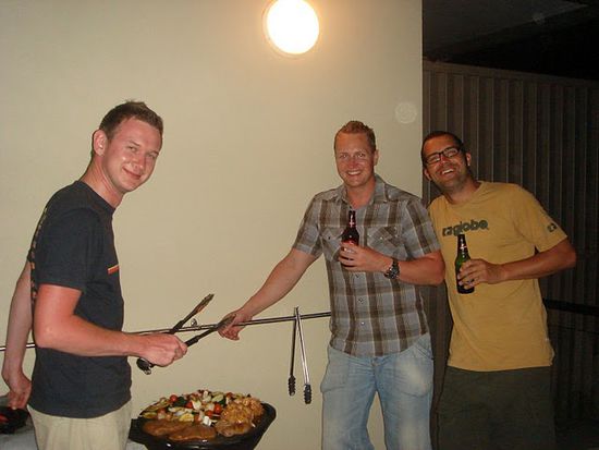 The Masters of the BBQ ( Scott, Mata und Martin)