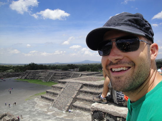 Guter Sonnenschutz ist selbst fuer Martin hier sehr wichtig!