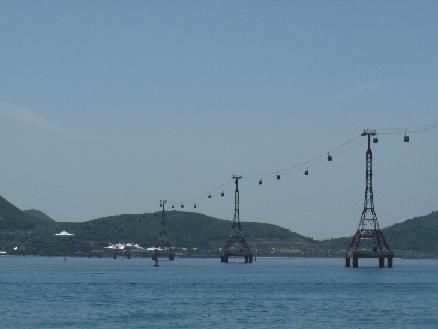 Die längste Überwasser-Seilbahn der Welt