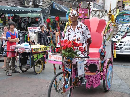 Der Reggae Onkel auf dem Cyclo (Khao San Road)
