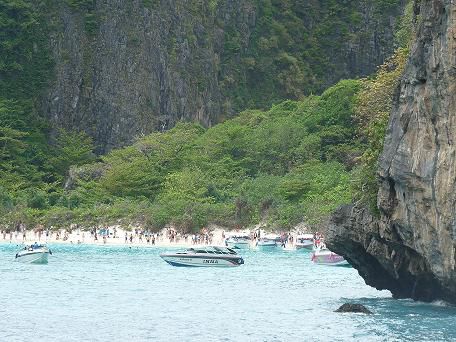 Der Strand an dem der Film "The Beach" gedreht wurde