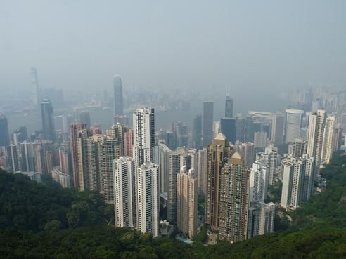 Hong Kong von der Sky Terasse aus