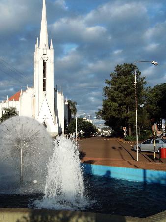 Die Kirche der Stadt Obera