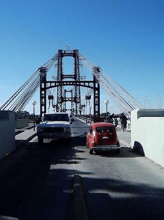 Santa Fe, die alte Bruecke ueber den Rio Parana.