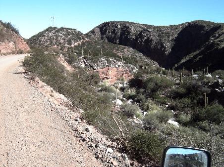 Von Chilecito nach Villa Union durch die Cuestas de Miranda. Dieses mal bei besserem Wetter.