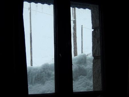 2. Tag.
Blick aus dem Fenster meines Zimmers.