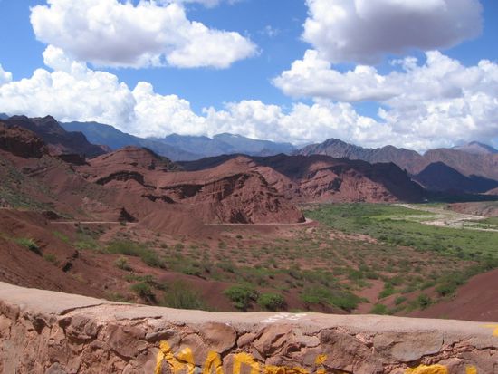 Von Salta nach Cafayate. Ruta 68