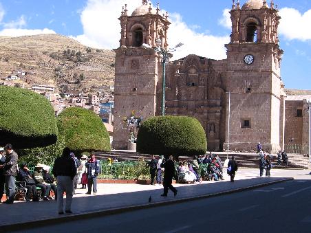 Puno. Plaza de Armas.