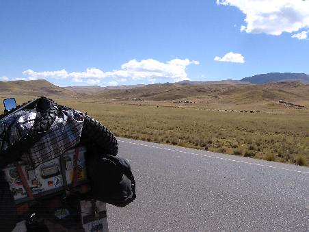 Auf der Strasse nach Cusco.