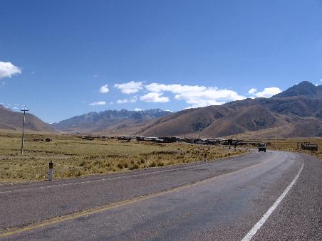 Auf der Strasse nach Cusco.