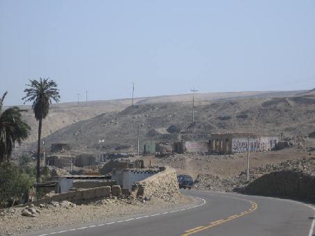 Von Ayacucho nach Pisco.
Wueste.