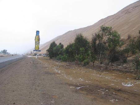 Pan Americana von Pisco nach Lima.