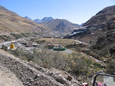 Von Huanuco nach Huaraz.
Mine auf 4.100 m.