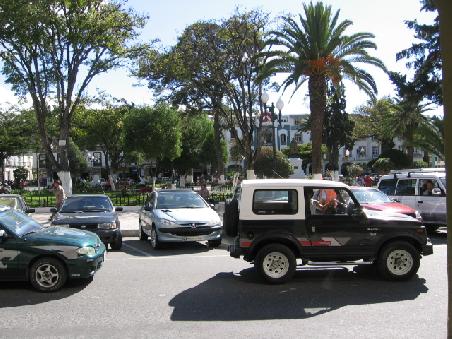 Plaza de Armas in Loja.