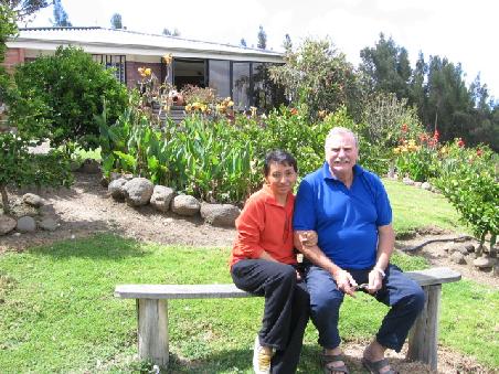 Die Hausherren Klaus und Elisabeth Sparer.