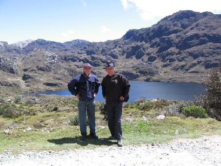 Die Seenlandschaft von Cajas.
Carlos