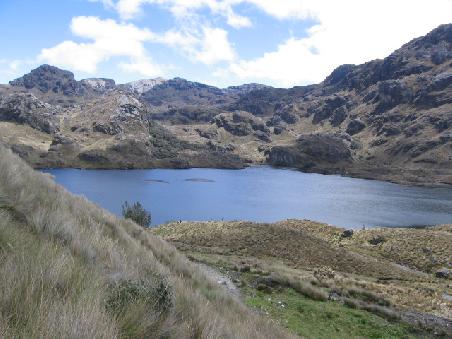 Die Seenlandschaft von Cajas.